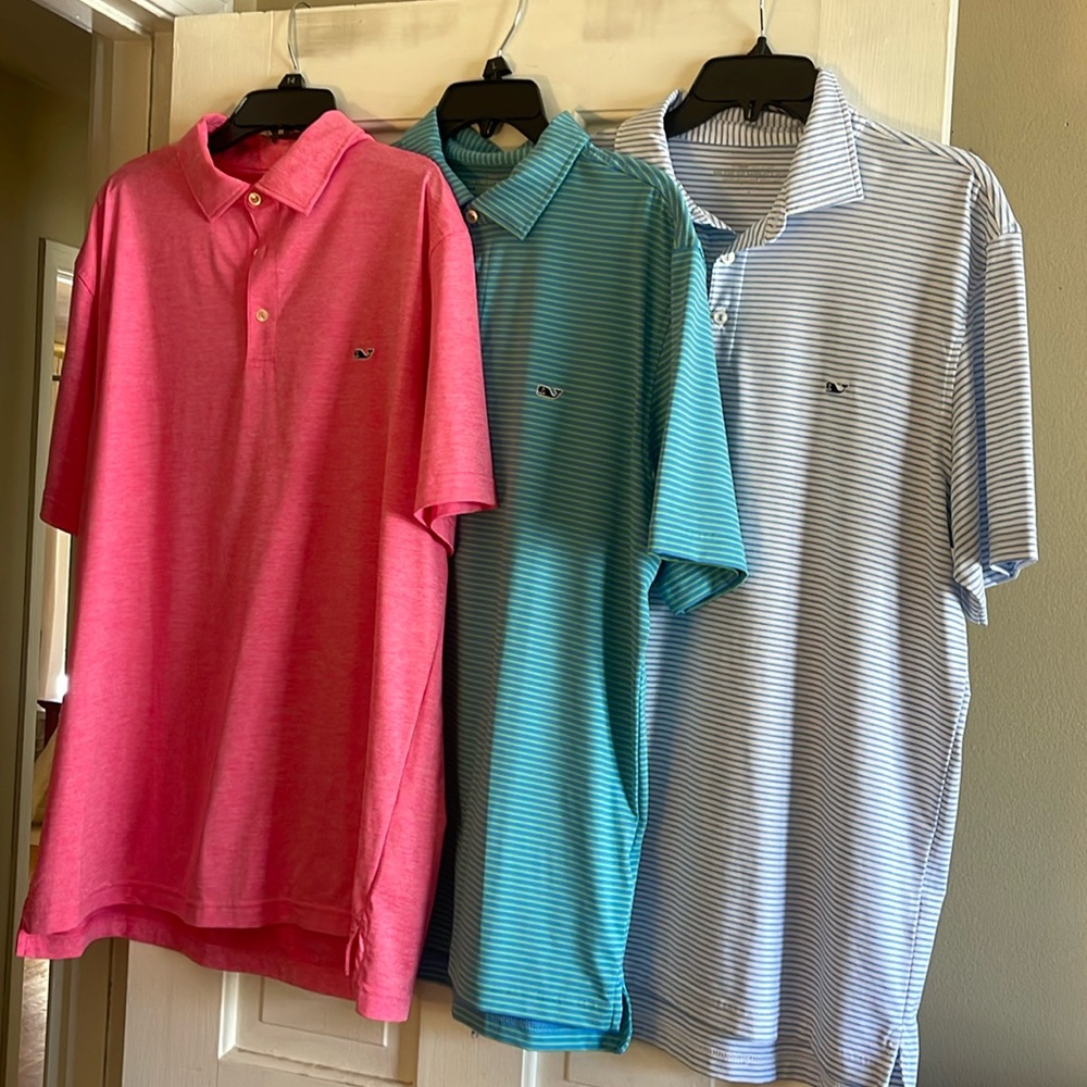 Vineyard Vines performance golf shirts